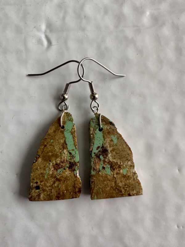 Earrings Mojave Green Turquoise