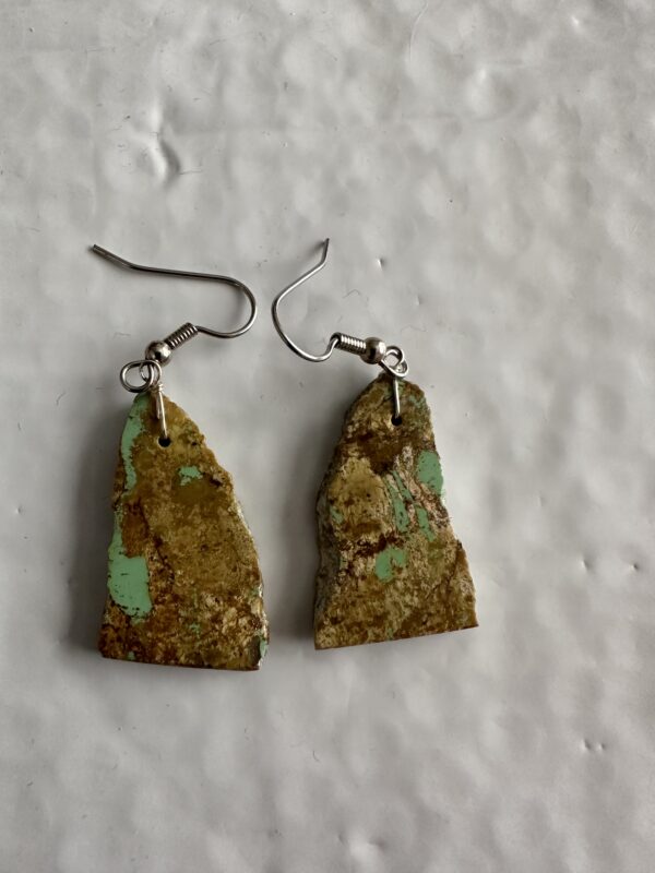 Earrings Mojave Green Turquoise - Image 3